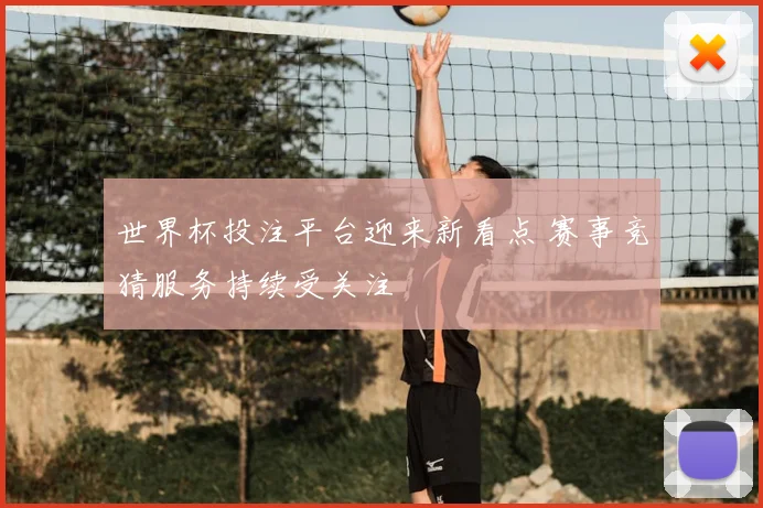 世界杯投注平台迎来新看点 赛事竞猜服务持续受关注