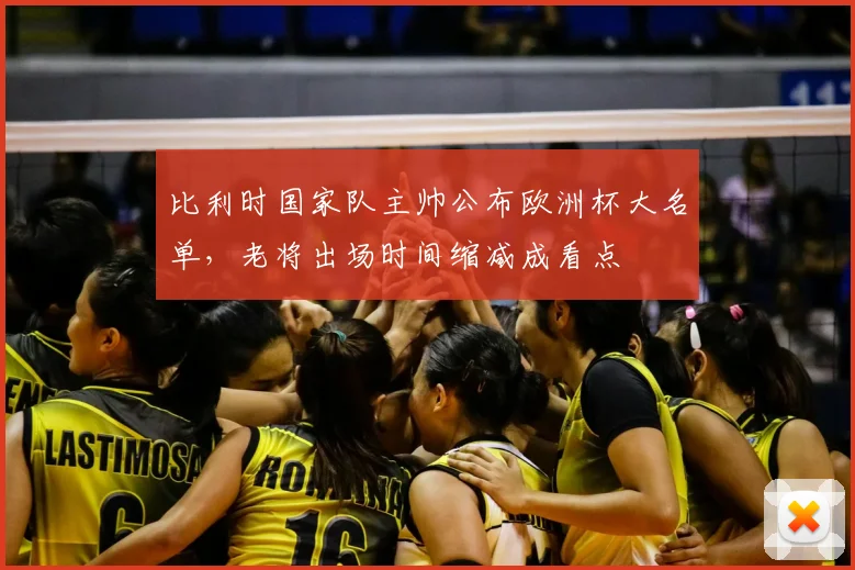 比利时国家队主帅公布欧洲杯大名单，老将出场时间缩减成看点